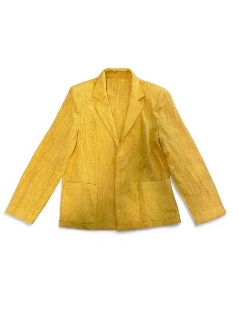 Vintage yellow blazer jacket
